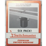 Switchmaster Premium Switch Machine SM-6 Six Pack