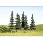 32104 Bachmann SceneScapes(TM) Layout-Ready Trees -- Spruce Trees 3-4" pkg(9)