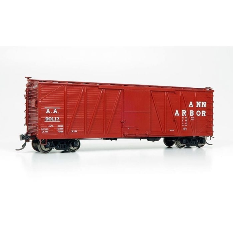 142001A Rapido HO USRA Single-Sheathed Boxcar: Ann Arbor (various numbers)