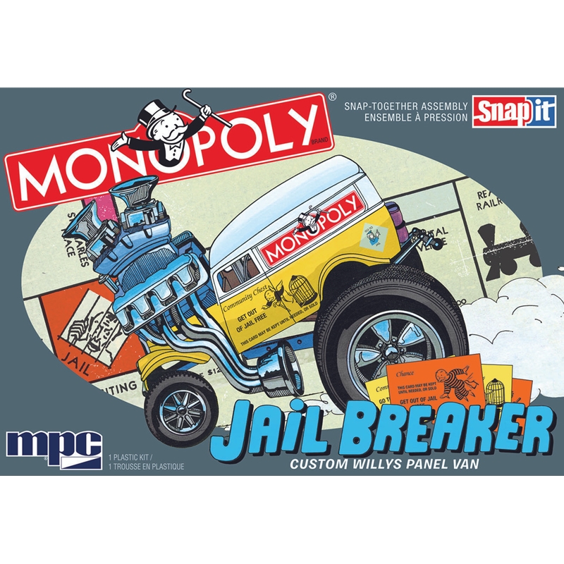 946 MPC Monopoly Jail Breaker Custom Willys Panel (Snap) Kit