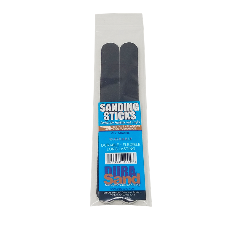 21001 DuraSand Sanding Sticks Black (100/180 qty.2)