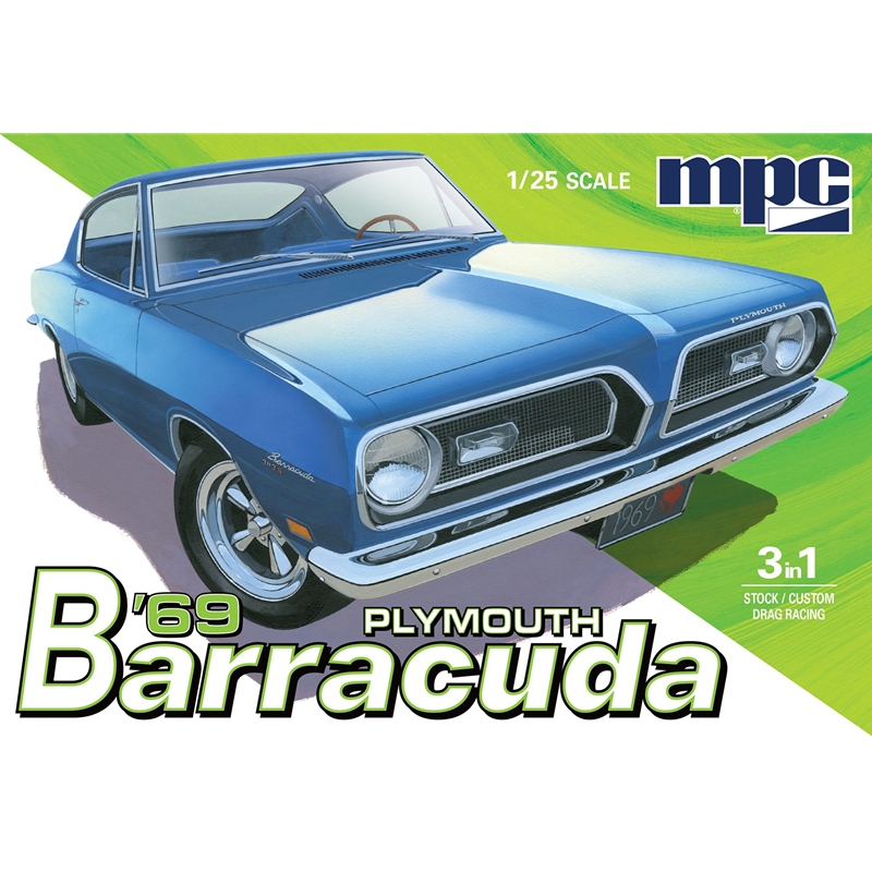 MPC994 MPC 1969 Plymouth Barracuda 1:25