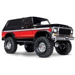 TRA82046-4 Traxxas Red TRX-4 Scale and Trail Crawler w/Ford Bronco Body - Red
