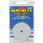 .75" OD x .3" ID x .118" Thick Ceramic Ring Magnets (6)