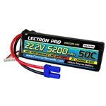 Lectron Pro 22.2V 5200mAh 50C Lipo Battery with EC5 Connector