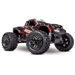 TRA90076-4 Red Traxxas Hoss 4x4 VXL 1:10 Scale Monster Truck