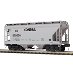 O Premier 2-Bay Centerflow Hopper Conrail 875036,  (Gray/Black)