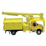 Walthers Scenemaster 949-11743 International(R) 4300 2-Axle Truck with Tree Trimmer Body - Assembled -- Yellow