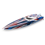 TRA103076-4 Traxxas Red Spartan Brushless 36" Race Boat