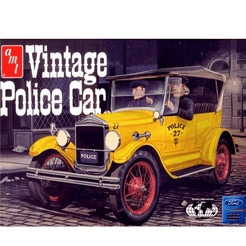 AMT1182 1/25 1927 Ford T Vintage Police Car
