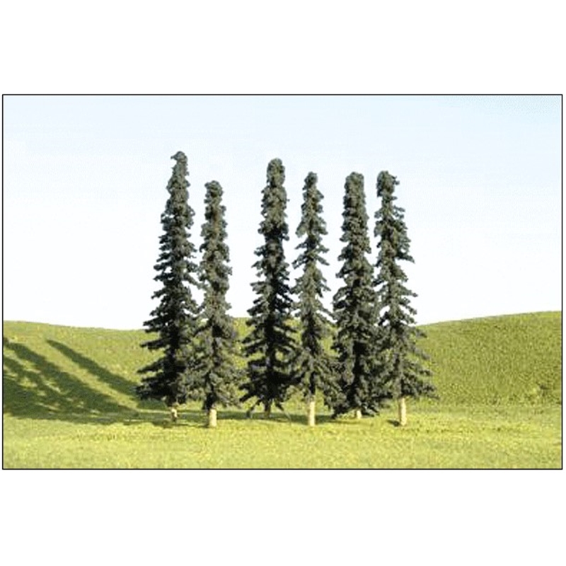 32103 Bachmann SceneScapes(TM) Layout-Ready Trees -- Conifer Trees 3-4" pkg(9)
